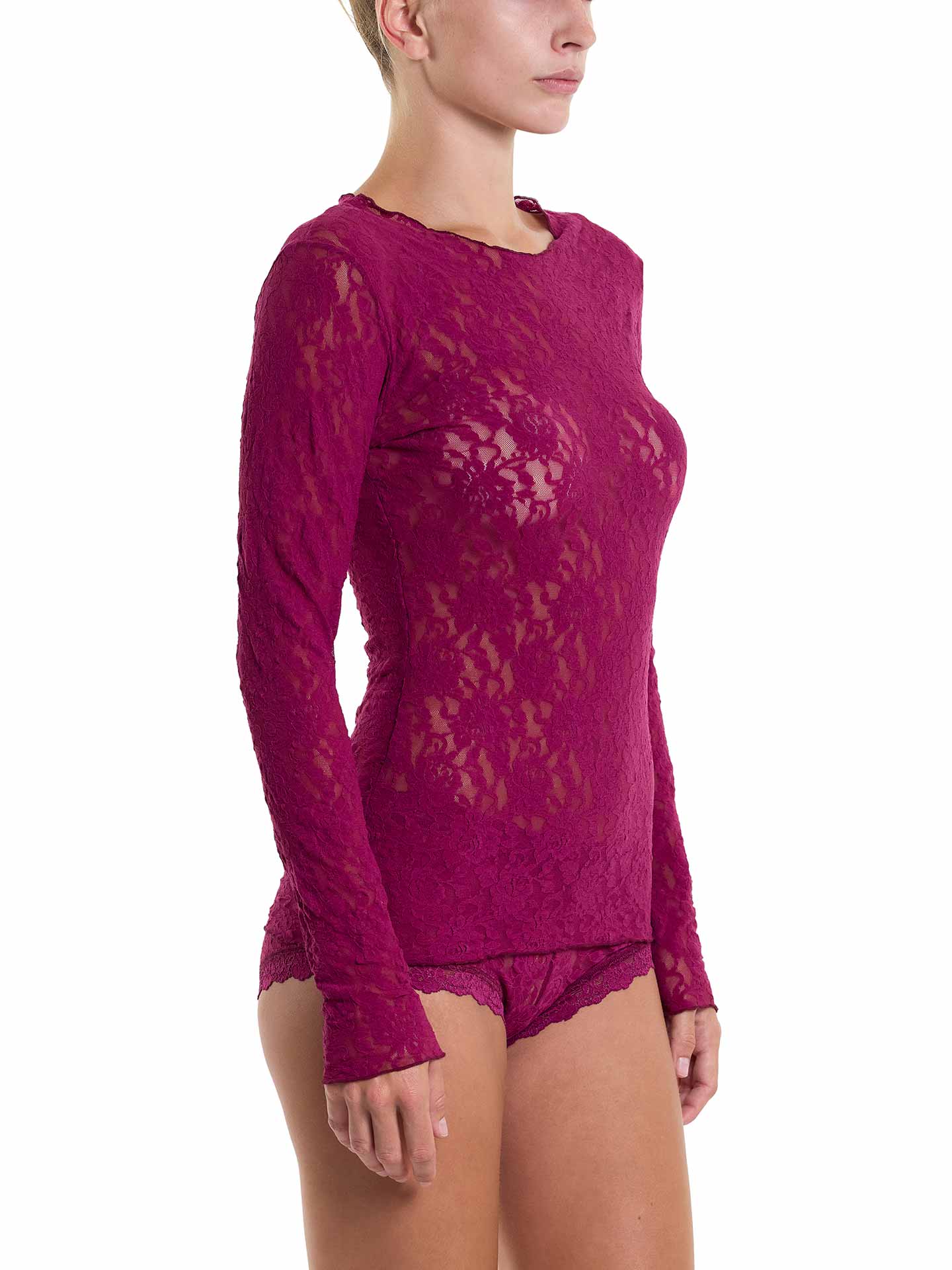 HANKY PANKY Longsleeve Top mit Spitze